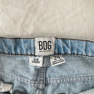 BDG Light Blue Slim Straight Jeans